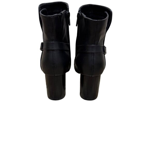 Bella-Vita Womens Black Leather Ankle Boots Sz 8WW - Picture 9 of 9